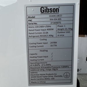 Climatiseur split de marque américaine leader, 36000 BTU, refroidissement uniquement - Product Image 6