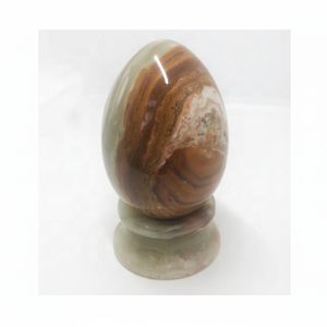 Piedra de ónice Natural paquistaní tallada, calidad superior, huevo - Product Image 1