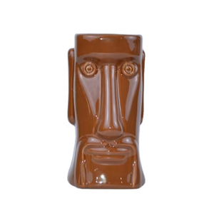 Taza de cerámica de barra Tiki rosa para entusiastas de cócteles, ideal para reuniones y decoración, agrega un toque de personalidad a las bebidas - Product Image 5