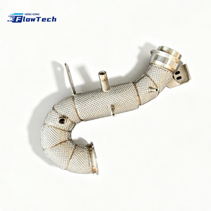 ท่อเทอร์โบสำหรับ W223 S450เมอร์เซเดสเบนซ์ประสิทธิภาพสูง M256 3.0ตัน304สเตนเลสพร้อมเกราะกันความร้อน - Product Image 4
