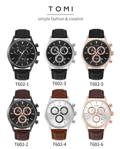 New TOMI T602 4PCS Set <strong>Gift</strong> Box <strong>Men's</strong> Fashion Business Quartz Watch Leisure Calendar Watch <strong>Men's</strong> Cufflinks Tie Clip Watch <strong>Gift</strong> - Product Image 6