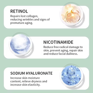 Sérum <span class=keywords><strong>Visage</strong></span> au Rétinol Marque Blanche <span class=keywords><strong>Anti</strong></span>-Âge Éclaircissant Hydratant Cosmétiques Produits de Soin Beauté Essence Faciale - Product Image 2