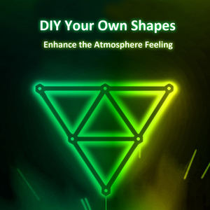 Luces LED RGB para Decoración de Paredes, Estilo DIY, para Sala de Juegos y Dormitorio, Sincronización Musical con WiFi, Control por Aplicación - Product Image 3