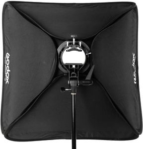 고독스 SFUV6060 60*60cm S타입 스피드라이트 브래킷 보웬스 마운트 휴대용 소프트박스 키트 소프트 박스 조명 - Product Image 4