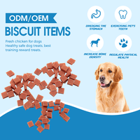 Friandises à mâcher pour chiens de toutes tailles, en tranches carrées de viande de canard, 18-22% d'humidité, pour digestion sensible, marque privée