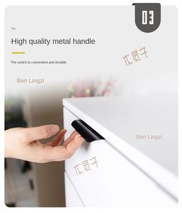 Venta caliente almacenamiento 7 cajones cómoda Panel PB cajones gabinete estrecho hombre tocador con almacenamiento integrado - Product Image 4