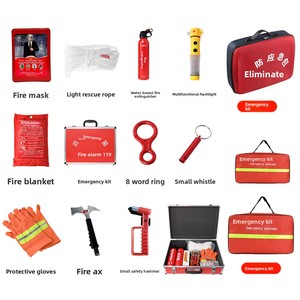 Kit de Secours d'Urgence Incendie pour la Maison et les Hôtels - Ensemble de Lutte Contre l'Incendie 4 Pièces Personnalisable par le Fabricant - Product Image 4