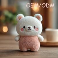 Boneka Beruang Teddy Plush Lembut Lucu Kawaii, Dekorasi Rumah, Hadiah, OEM ODM Kustom untuk Anak-Anak