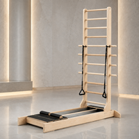 Appareil d'entraînement fonctionnel bidirectionnel Pilates Ladder Trainer à double plateforme coulissante pour l'équilibre du tronc, idéal pour les studios commerciaux (OEM)