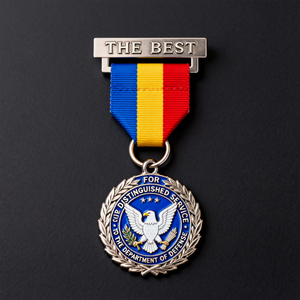 Vibrantes Placas de Maratón Personalizadas Chapadas en Oro con Cinta para el Cuello para Campeones de Carreras - Product Image 5