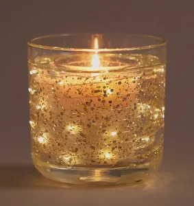 OEM individuelle Heim-Aromatherapie spirituelles Heilungsglas Sojawachs personalisierte Led-Lichter Weihnachten Ramadan duftende Luxuskerze