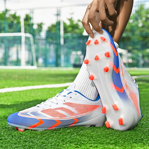 Factory Wholesale Low top Men's <b>Long</b> Nails Soccer Shoes Student Youth Outdoor Anti <b>slip</b> Sports Football Training Soccer Shoes - Product Image 1