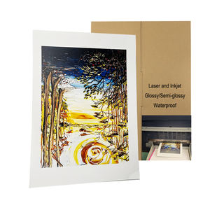 YESN imprimible tamaño A4 impermeable autoadhesivo mate <span class=keywords><strong>blanco</strong></span> PP película pegatina hoja de vinilo Etiqueta de uso químico - Product Image 1