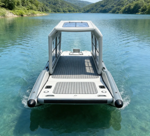 Auvent de <span class=keywords><strong>bateau</strong></span> gonflable imperméable avec fenêtre transparente, protection UV, pare-soleil pour la pêche, le kayak, le yacht - Product Image 6