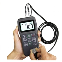 Jauge d'épaisseur numérique à ultrasons à piles, personnalisable OEM, garantie 1 an, pour le test d'équipements en acier et fonte, fabriquée en Chine