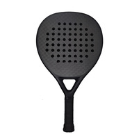 Raquette de paddle professionnelle avec logo personnalisé ERA 1.0, surface 3D durable, fibre de carbone 18K, revêtement en mousse EVA, résistante aux chocs, forme goutte d'eau, pour l'extérieur