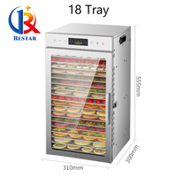 Déshydrateur automatique d'aliments Friteuse de fruits Pomme Ananas Banane Mangue Légumes