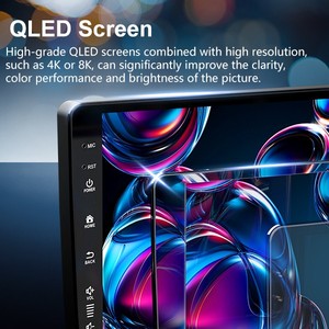 مصنع ZESTECH عالمي شاشة QLED للملاحة بنظام تحديد المواقع متعدد الوسائط أندرويد 12 13 14 سيارة نظام صوت ستيريو أوتوراديو - Product Image 4