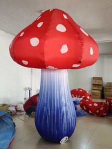 Fungo Gonfiabile Gigante con Luci LED Colorate per Decorazioni Interne ed Esterne, Halloween e Scenografie Alice nel Paese delle Meraviglie - Product Image 3
