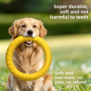 Jouet à mâcher pour chien écologique de 25 cm, anneau de traction pour mâcher agressivement, idéal pour l'entraînement des animaux de compagnie - Vente en gros - Product Image 1