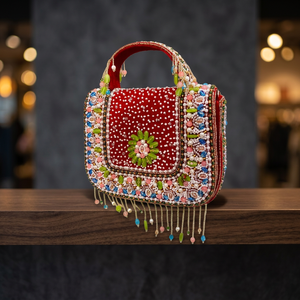 Pochette élégante en cuir véritable, fabriquée à la main en Inde, pour femmes, avec bandoulière amovible, fermeture éclair étanche, grande capacité - Product Image 5