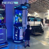 HEROVR Simulateur de tir VR en métal pour parc d'aventure intérieur pour enfants avec système de billetterie - Location pour événements commerciaux sans surveillance