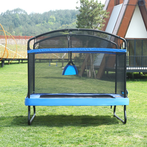 Red de Seguridad Protectora para Trampolín Interior de Acero Tengtai, Duradera, de 5x7 Pies, con Cubierta de Resortes de PVC de Alta Intensidad, Forma Rectangular - Product Image 3