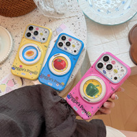 Opvouwbare fruit- en groentestandaard Geschikt voor 17 mobiele telefoonhoesjes, 15 draaibare beugels Dubbellaags all-inclusive ontwerp