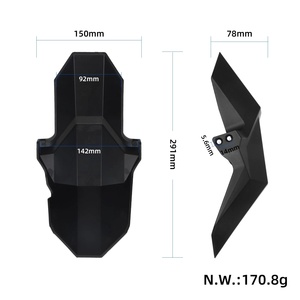 Garde-boue avant d'origine KuKirin M4 Max, protection contre les éclaboussures, protection de la roue avant du véhicule, scooter électrique KUGOO M4 MAX - Product Image 2