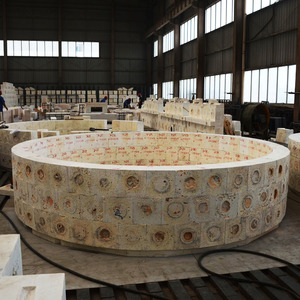 Ladrillo de corindón de circonio de fuego 33 #<span class=keywords><strong>36</strong></span> #41 # para la industria del vidrio fundido AZS ladrillos refractarios moldeado de corte de bloques incluido - Product Image 3