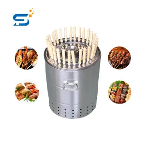 Factory direct sales bbq skewers oven charcoal oven restaurant oven for party vertical skewer grill