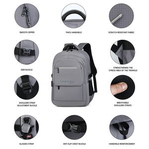 HAIBOWY Lieferant Benutzer definiertes Logo Geschäfts reisen Wasserdicht Neu Hoch leistungs High School Casual Unisex Studenten Rucksack - Product Image 6