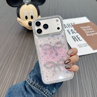 Coque de téléphone de luxe CA avec paillettes de diamant pour iPhone 17 Pro Max/17 Air 16 15 14 13 Pro 16 Plus 11 Pro Max