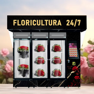 Topkeuzes Automatische Bloemenautomaat Gekochte Koelcel Vendingmachine Buiten Bloemen Vendingmachine voor Luchthavens - Product Image 5