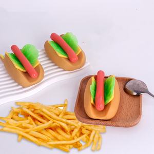 Nuevo montaje de música de pellizco peculiar, juego de comida TPR creativo DIY, regalo, simulación de perro caliente, juguete de descompresión - Product Image 4