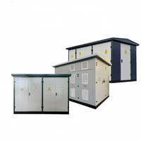 Subestación eléctrica combinada para exteriores ZBW, caja de subestación para exteriores, diferentes tamaños y colores se pueden personalizar