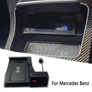 Chargeur sans fil Plug and Play <span class=keywords><strong>pour</strong></span> <span class=keywords><strong>Mercedes</strong></span> Benz AMG C43 C63 GLC43 GLC63 W205 X253, <span class=keywords><strong>support</strong></span> téléphone, charge rapide, tuning intérieur - Product Image 2