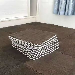 Alfombra Cálida para Interiores, Alfombra Protectora para Bebés y Niños, Alfombra para Área de Juegos, Alfombra para Oficina, Alfombra para Sala de Estar, Alfombra Cuadrada con Borde Grueso - Product Image 4