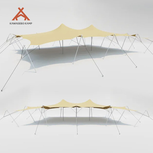 <span class=keywords><strong>Tente</strong></span> extensible carrée de style bédouin nomade Kawagebo pour événements, imperméable - Product Image 4