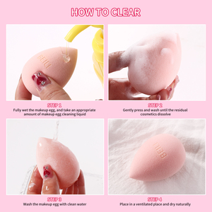 Beili Nhà Máy Thấp Moq Biểu Tượng Tùy Chỉnh Bao Bì Nhãn Hiệu Riêng Mỹ Phẩm Pha Trộn Trứng Không-Latex Mềm Vẻ Đẹp Trang Điểm Miếng Bọt Biển Máy Xay Sinh Tố - Product Image 6