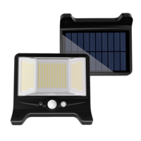 Projecteurs solaires LED 2026 pour extérieur avec détecteur de mouvement, lampes murales étanches IP65, haute luminosité, télécommandées, à piles, pour jardin