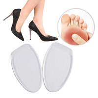 Talons hauts tendance Coussins de boule de pied Épaissir l'avant-pied Pad Pied Soulagement de la douleur des pieds Semelle intérieure en gel