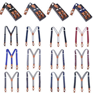 Tirantes de Cuero Elegantes para Hombre, Duraderos, Elásticos, de Moda, con Diseño en <span class=keywords><strong>Y</strong></span>, 1.38 Pulgadas - Product Image 5