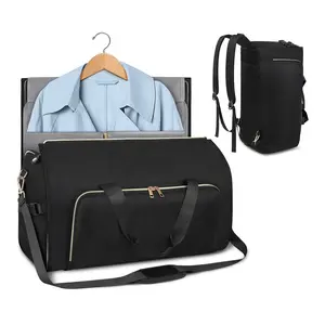 Mergeboon 2 in 1 luggage dress bag with 2 custom portable storage garment bags RPET