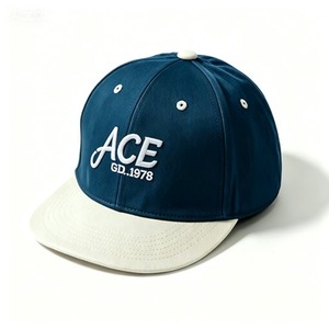 Wholesale Custom Two Tone 3D Embroidery Snapback <b>Hat</b> ACE 1978 <b>Flat</b> Brim Snapback Cap Adjustable Streetwear Fashion Unisex - Product Image 6