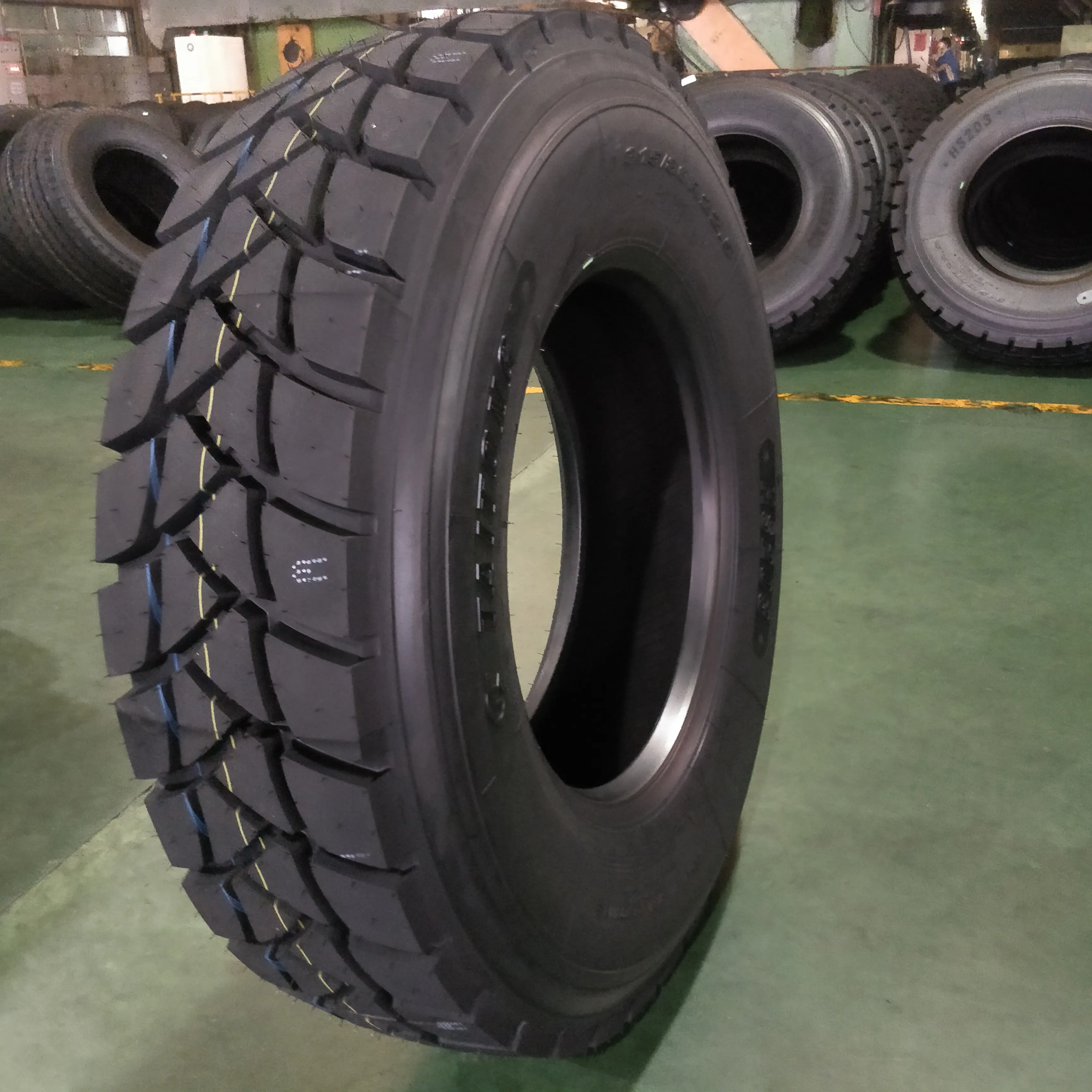 Buy tires direct from china truck tyre 13R22.5-18PR HS203 Pattern with Super abrasion resistance design SOLID TIRE