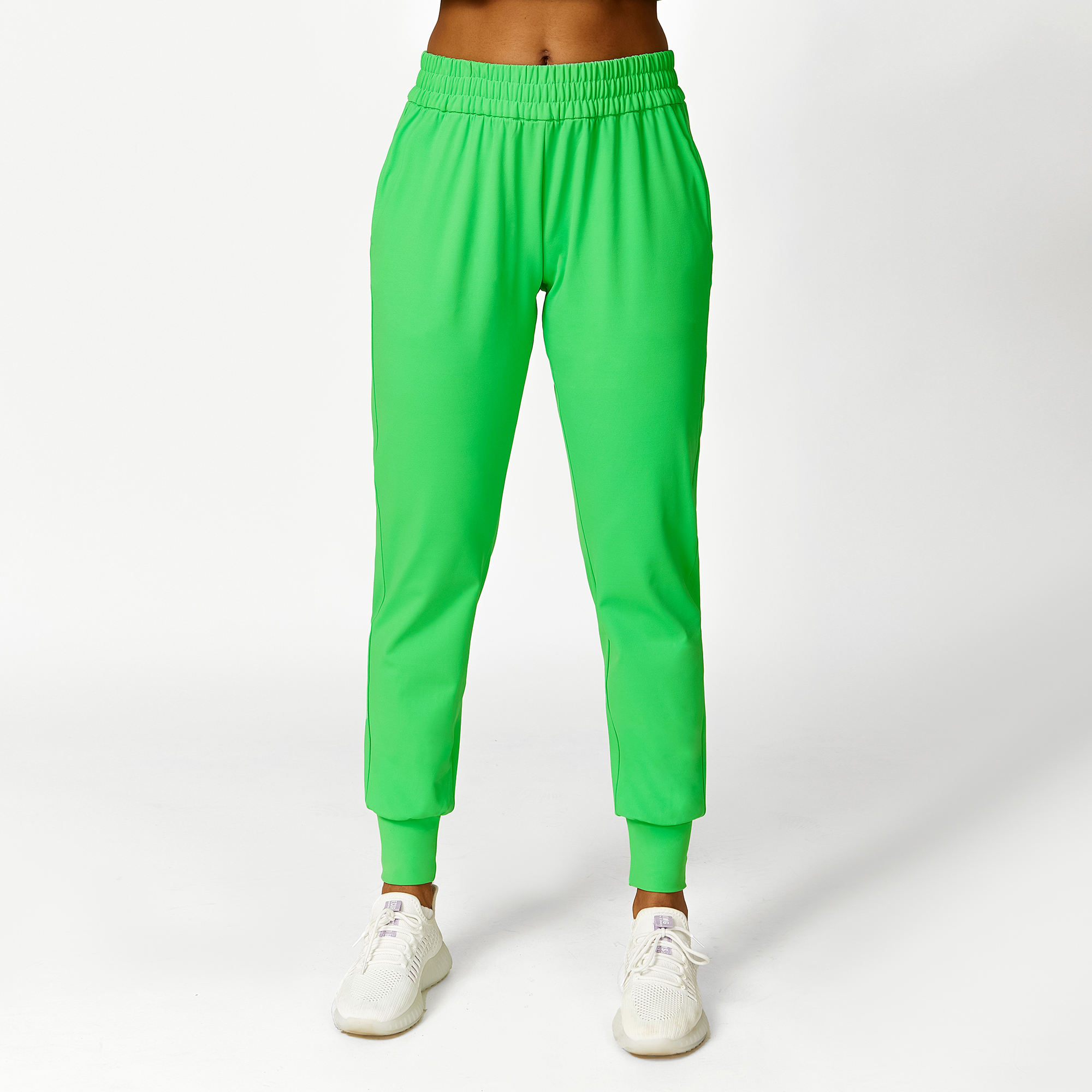 Pantalon vert brillant seulement