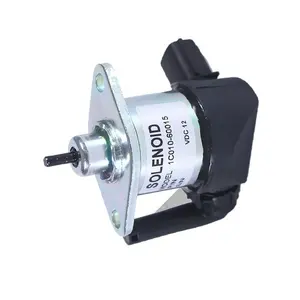 Solenoide de parada de corte de combustible del motor de la máquina de construcción 1C010-60015 para Kubota V3300 V3600