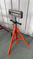 Support de tuyau pliable réglable en hauteur pour convoyeur à rouleaux, prix usine