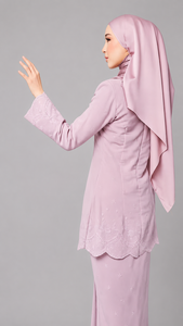 SIPO EID nueva moda modesta ropa tradicional algodón Modal aplique ojal encaje intrincado bordado Fesyen Baju Kurung Moden - Product Image 3